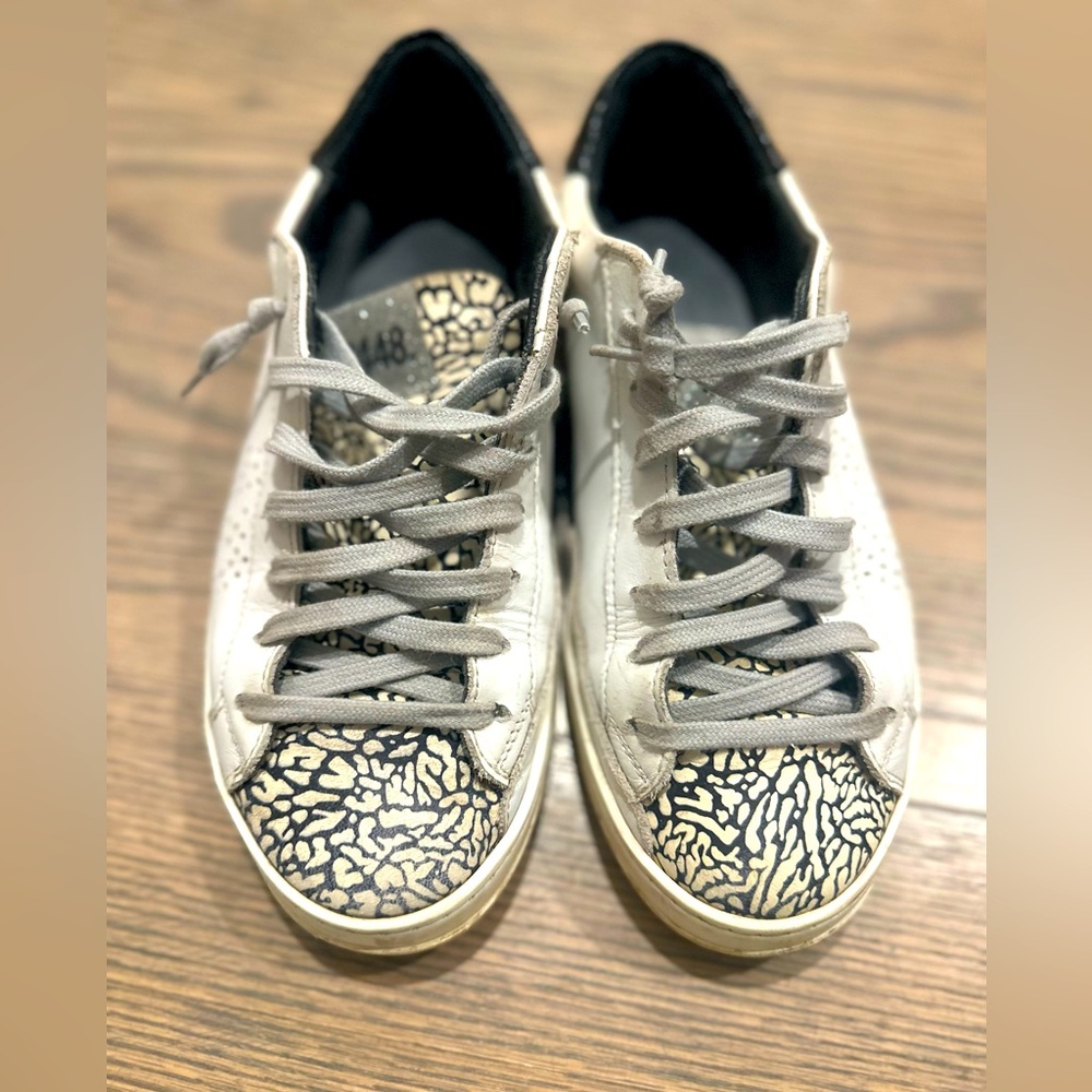 P448 good used condition black and white size 38 /8